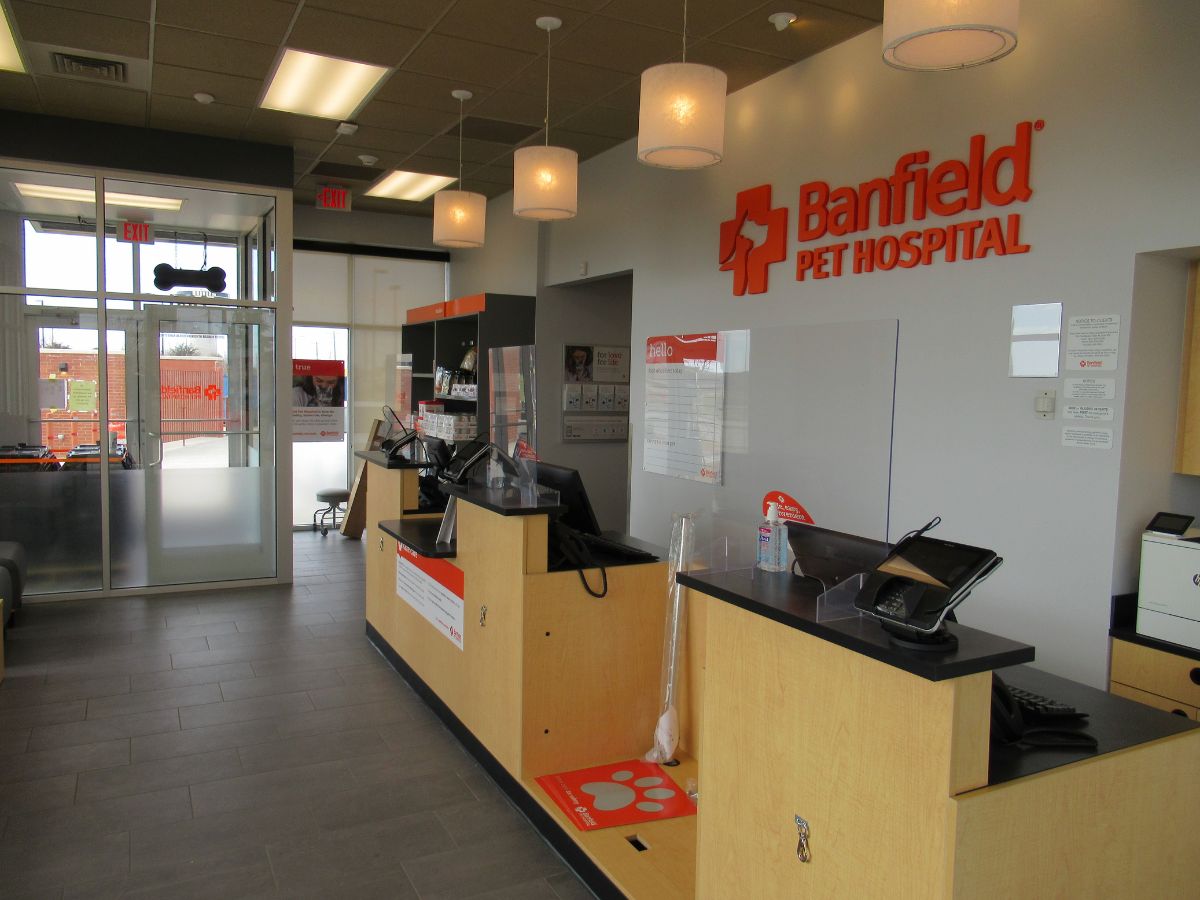 The Banfield - Little Elm front desk and check-in area
